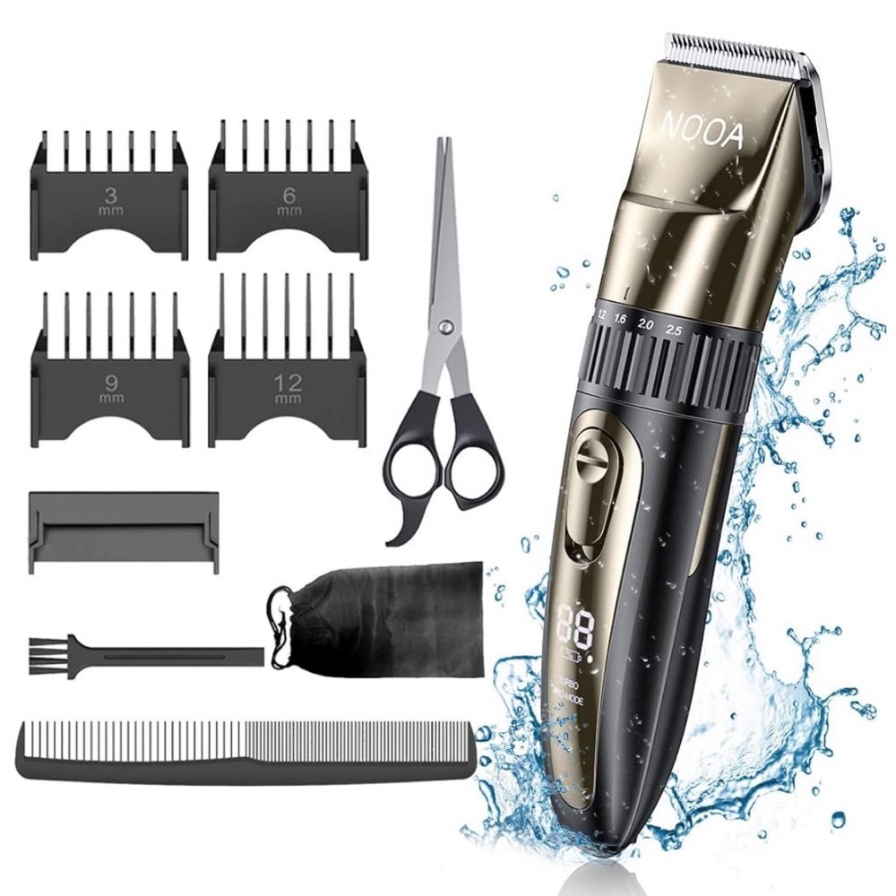 New Mens Electirc Waterproof Hair Trimmer